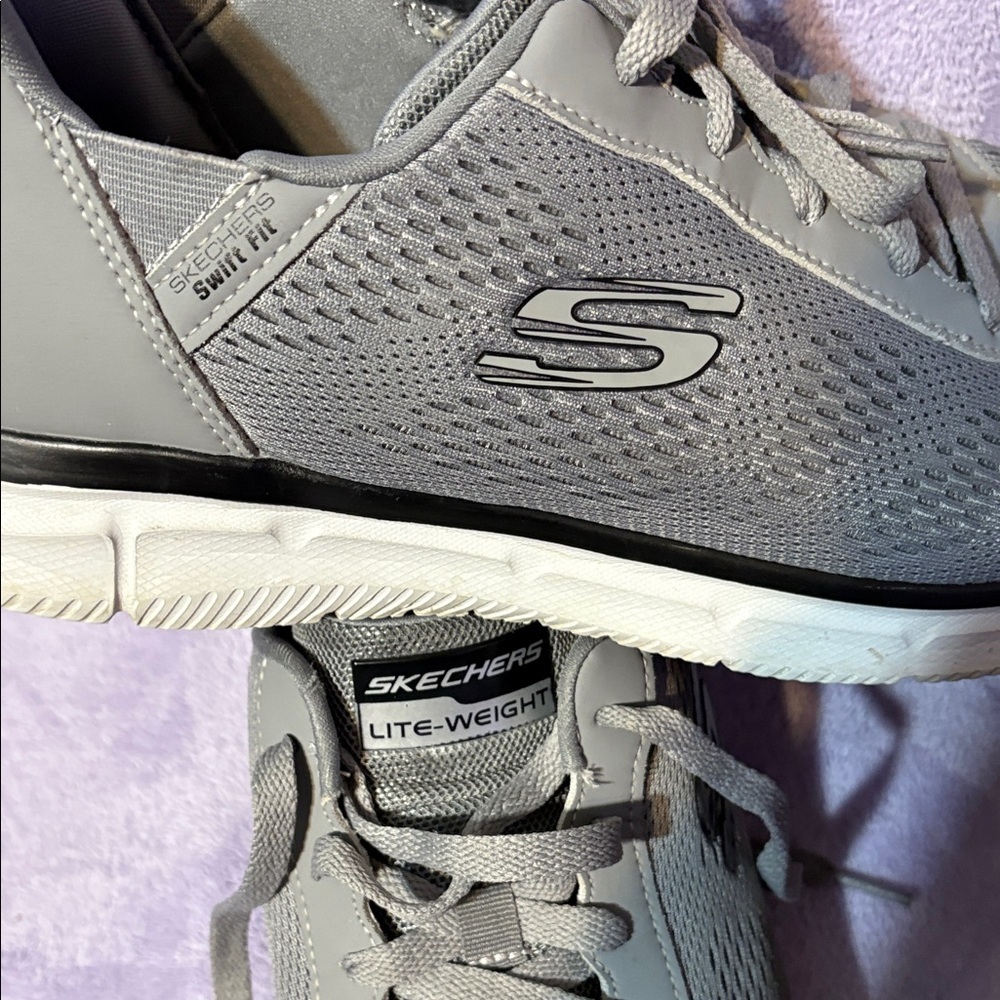 Skechers Men's Charcoal Sneakers - Picture 5 of 9